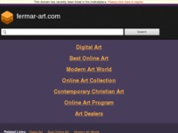 Frontpage screenshot for site: (http://www.fermar-art.com)