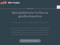 Frontpage screenshot for site: SML Projekt d.o.o. (http://www.smlprojekt.hr)