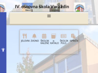 Frontpage screenshot for site: IV. osnovna škola Varaždin (http://4osnovna-vz.hr/)