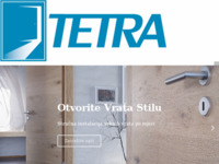 Frontpage screenshot for site: (http://www.tetra.hr)