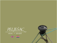 Frontpage screenshot for site: Peljesac (http://www.peljesac.org/)