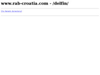 Frontpage screenshot for site: (http://www.rab-croatia.com/delfin/)
