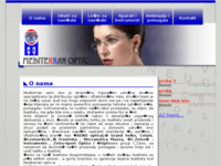 Frontpage screenshot for site: (http://www.mediterranoptic.com/)