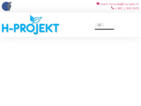 Frontpage screenshot for site: (http://www.h-projekt.hr/)