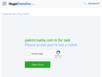 Frontpage screenshot for site: (http://www.paintcroatia.com)