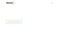 Frontpage screenshot for site: (http://www.javno.hr)