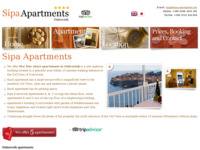 Frontpage screenshot for site: (http://www.sipa-apartments.com/)