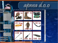 Frontpage screenshot for site: DU-Apnea Dubrovnik (http://www.du-apnea.hr/)