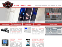 Frontpage screenshot for site: A.A.M.-Mihalinec (http://www.aam-mihalinec.hr)