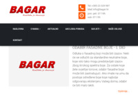 Frontpage screenshot for site: (http://www.bagar.hr)