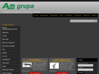 Frontpage screenshot for site: (http://www.amgrupa.hr)