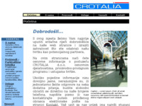 Frontpage screenshot for site: (http://www.crotalia.hr)