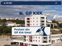 Frontpage screenshot for site: (http://www.gp-krk.hr)