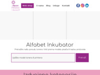 Frontpage screenshot for site: Alfabet (http://www.alfabet.hr)