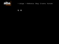 Frontpage screenshot for site: Alba marketing (http://alba-marketing.hr)