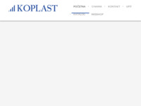 Frontpage screenshot for site: (http://www.koplast.hr/)