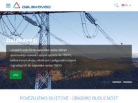 Frontpage screenshot for site: Dalekovod d.d. (http://www.dalekovod.hr/)