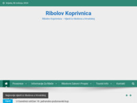 Frontpage screenshot for site: Ribolov u okolici Koprivnice (http://www.ribolov-koprivnica.com/)