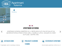 Frontpage screenshot for site: (http://www.vir-apartmani.com)
