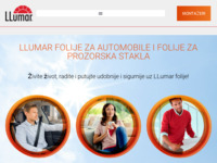 Frontpage screenshot for site: LLumar Hrvatska – Soltereo d.o.o. (http://www.llumar.hr/)