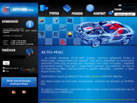 Frontpage screenshot for site: (http://www.auto-mag.hr)