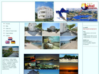 Frontpage screenshot for site: (http://www.lukac-apartments.com)