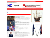 Frontpage screenshot for site: (http://www.hic.hr)