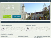 Frontpage screenshot for site: Učenički dom Ogulin (http://www.ucenicki-dom-og.hr/)