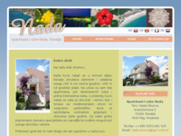 Frontpage screenshot for site: Apartmani i sobe Nada,Novalja, otok Pag (http://www.novalja-pag.net/nada/)