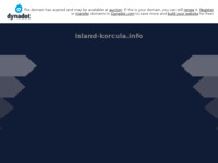 Frontpage screenshot for site: Otok Korčula (http://www.island-korcula.info/)
