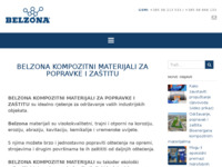 Frontpage screenshot for site: Isea d.o.o. - distributer Belzona materijala (http://www.belzona.hr/)