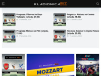 Frontpage screenshot for site: (http://www.kladionica.biz)