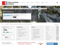 Frontpage screenshot for site: Istraživanje korisnika (http://knjiznica.irb.hr/hrv/anketa/)