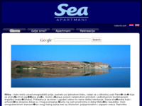 Frontpage screenshot for site: (http://www.apartmani-sea.com)