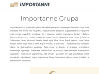 Frontpage screenshot for site: Importanne Shopping Centar (http://www.importanne.hr)