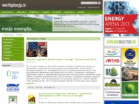 Frontpage screenshot for site: Portal Moja Energija (http://www.mojaenergija.hr/)