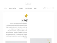 Frontpage screenshot for site: Mali studio (http://www.malistudio.hr)
