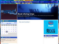 Frontpage screenshot for site: Ronilački centar Resnik, Kaštela (http://www.venus-diving.com/)