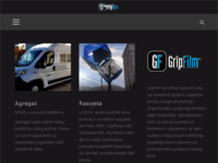 Frontpage screenshot for site: GripFilm (http://www.grip-film.hr/)