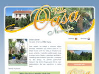 Frontpage screenshot for site: Villa Oasa, Novalja, otok Pag (http://www.novalja-pag.net/oasa/)