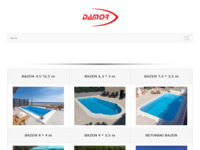 Frontpage screenshot for site: Damor d.o.o. (http://www.damor.hr/)