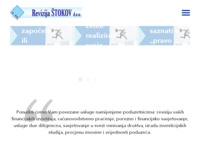Frontpage screenshot for site: (http://www.revizija-stokov.hr)