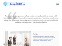 Frontpage screenshot for site: (http://www.revizija-stokov.hr)