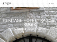 Frontpage screenshot for site: Hotel Tragos (http://www.tragos.hr)