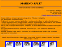 Frontpage screenshot for site: Marino Split (http://www.inet.hr/~marinost)