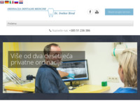 Frontpage screenshot for site: (http://www.punta-dentist.com)