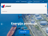 Slika naslovnice sjedišta: Jadranski naftovod d.d. (http://www.janaf.hr/)