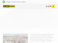 Frontpage screenshot for site: Plastform d.o.o. (http://www.plastform.hr/)
