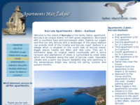 Frontpage screenshot for site: Apartmani  Max Žaknić (http://www.karbuni.info/)