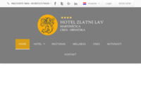 Frontpage screenshot for site: Hotel restaurant Zlatni lav (http://www.hotel-zlatni-lav.com/)